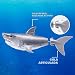Imagen de Robo Alive Tiburón Activado por Agua  Paquete de 2 de ZURU