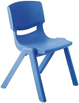 Silla infantil mariposa, apilable, multicolor azul Talla:H 26 cm