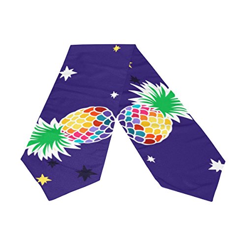 Alaza U Life Tropical Plants Pineapple Pineapples Table Runner Runners Cloth #TOP1