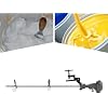 1/2 HP Pneumatic Stainless Steel Mix Tool, 50 Gallon/190L 2000 rpm Mixer Rung Dope Tank, 304 Stainless Blade Barrel Type