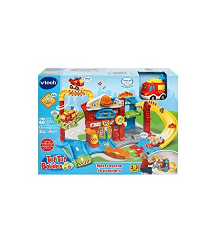 VTech Tut Tut Bolides Maxi Caserne de Pompiers avec Camion Louis SOS Incendie Circuit Voitures Enfant 4 Zones Magiques Cadeau Fille et Garçon de à Contenu en Français - vue 5