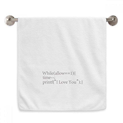 Serviettes débarbouillettes Programmeur Love You pour votre routine - 2