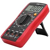 Ejoyous Digitales Multimeter, Kunststoff-Handmultimeter, 2000 V, 200 MA, 200 MOhm, 200 UF, mit Hintergrundbeleuchtung, Datenspeicherung für Schaltkreistests, Reparatur von Haushaltsgeräten,