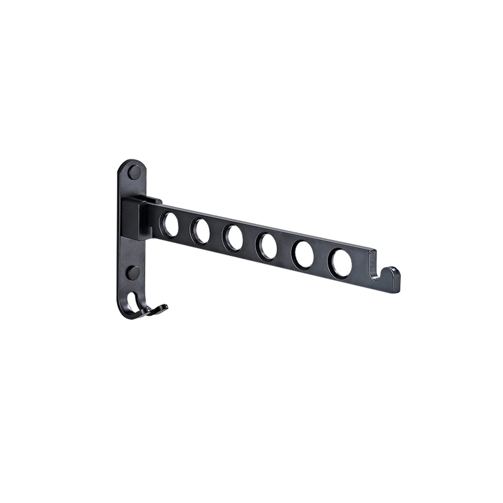 SBZIOJHDR clothes airer， Folding Clothes Drying Rack Black Hanger Foldable Wall Racks(1pcs)