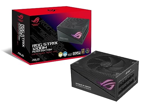 ASUS ROG STRIX 1200W S[h PSUAROGq[gVNAALVebNt@fUCAfA{[t@xAOA0dBeNmW[A80 PLUS GoldF؁ASW[P[u - ubN