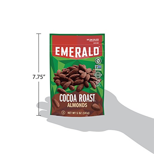 Emerald Nuts, Cocoa Roast Almonds, 5 Oz Resealable Bag #TOP6