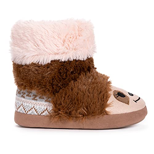 MUK LUKS Unisex-Child Girl's Zoo Friends Slipper Bootie3