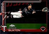 Baseball Trading Card 2025 topps Chrome #172 Byron Buxton NM Near Mint Twins