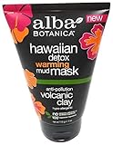 Alba Botanica Hawaiian Detox Warming Mud Mask, Anti-Pollution Volcanic Clay, 4 Oz