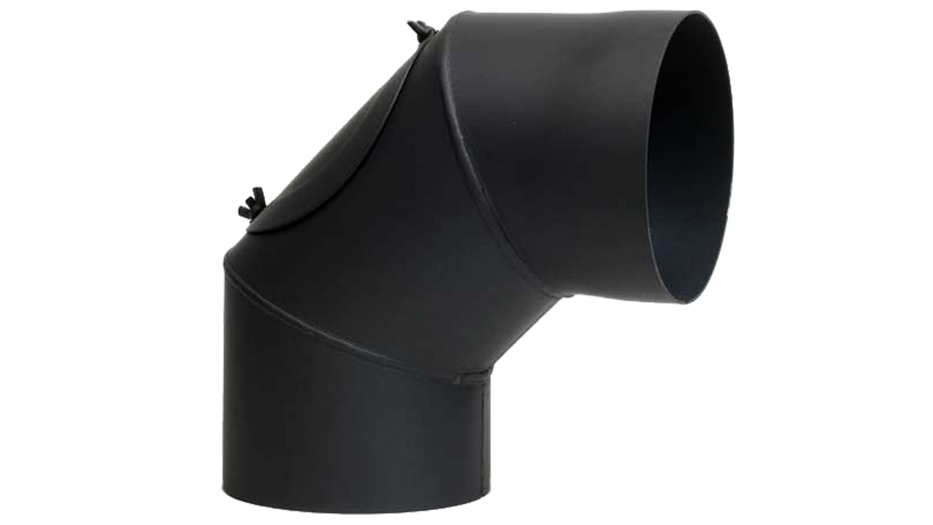Rauchrohrbogen Ø 150 mm 90° - graphit