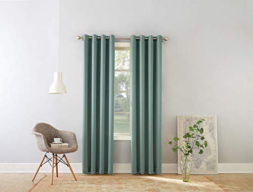 Sun Zero Barrow Energy Efficient Grommet Curtain Single Panel #TOP3