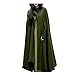 iHENGH Damen Herbst Winter Bequem Mantel Lässig Mode Jacke Frauen Trenchcoat Cardigan mit offener Vorderseite und Mantel Mantel Poncho Plus(Armeegrün, S)
