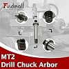 findmall 2MT Shank To 1/2-20 Threaded Drill Chuck Arbor MT2 Adapter Fit for Drill Milling Lathes