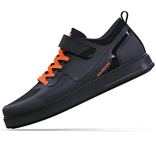 Men's MTB Mountain Bike Cycling Shoes for Flat Pedals,Perfect for Free