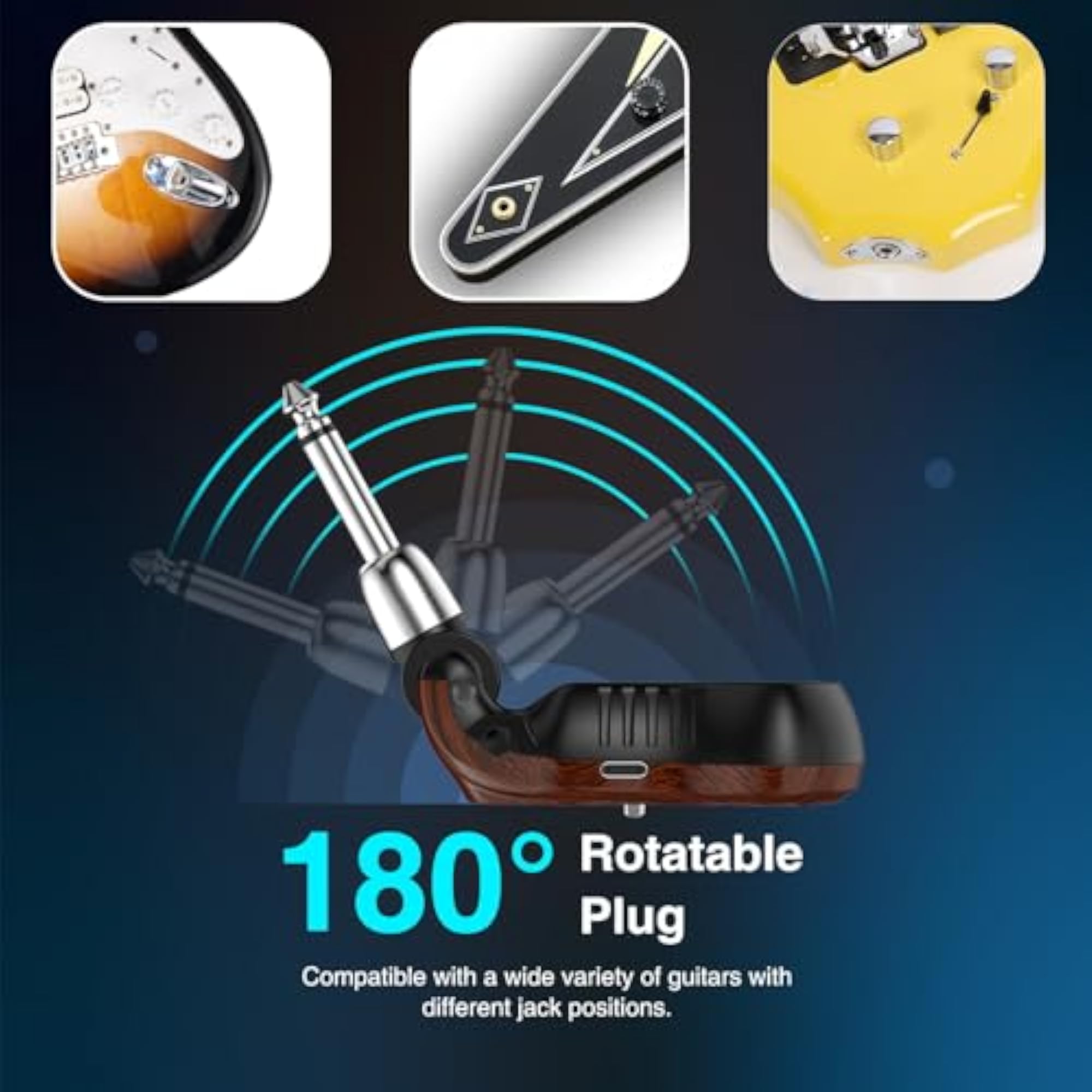 Mini Guitar Amplifier with Bluetooth Receiver