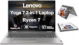 ME2 Customized Laptop, Created Using Lenovo Yoga 7 Copilot+ 2-in-1 Laptop 16.0" Touchscreen IPS Display (AMD Ryzen 7 8840HS, 16GB RAM, 512GB,1TB, 2TB SSD, Backlit KB, Fingerprint, WiFi 6E, Win 11 Pro)