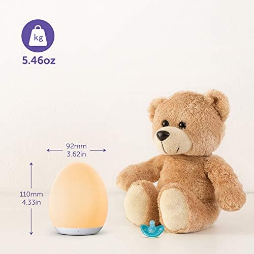 JolyWell Night Lights for Kids, Rechargeable Baby Night Light with Color Changing Mode & Dimming Function, Touch Control, 1 Hour Timer, Nursery Baby Lamp — view 7