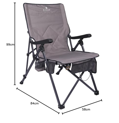Hi-Gear Orlando Heated Portable Folding Recliner Chair, Heated Camping Chair, Ideal for Outdoor Events, Barbecues, Garden Parties, Bonfires and Festivals, Camping Furniture - Image 2