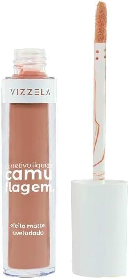 Corretivo Líquido Camuflagem Vizzela Salmão 5g