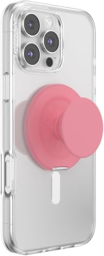 Vista 14 de PopGrip de PopSockets: Agarre y soporte para teléfono, plegable, parte superior intercambiable, blanco sobre negro