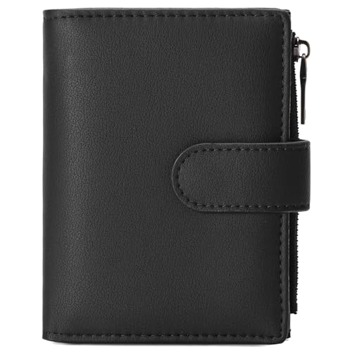GAEKEAO Small Wallets for Women Vegan Leather RFID Blocking Bifold Zipper Pocket Wallet Card Case Purse with ID Window by GAEKEAO - Image 7