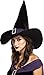 Elegant Witch Hat (Black/Purple) Adult Accessory