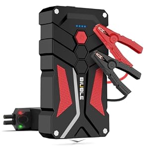 Jump Starter Car Jump Starter Auto Battery Booster Pack 5000A Peak 12V with USB-C Quick Charge,Lithium Jump Box with LED Light(Up to 7.0L Gas or 5.5L Diesel Engine)
