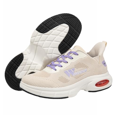 Dinint Męskie buty sportowe, amortyzacja, uniseks, Air Cushion, buty do biegania z siateczką, z amortyzacją uderzeń i antypoślizgową podeszwą, wygodne buty do chodzenia do fitnessu i na co dzień, 36