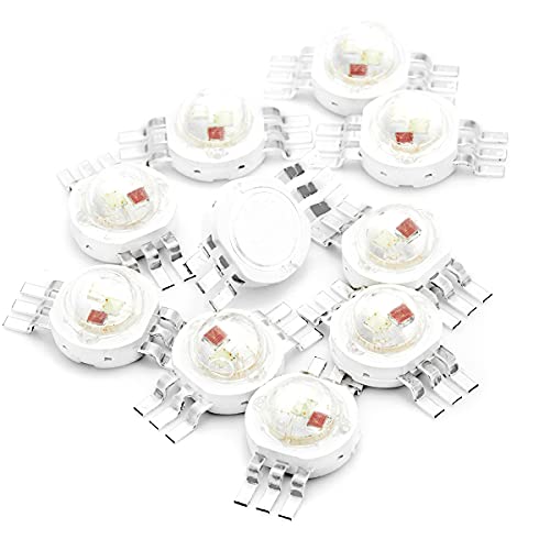 Image of CHANZON 10 pcs High Power Led Chip 3W RGB 6 pins