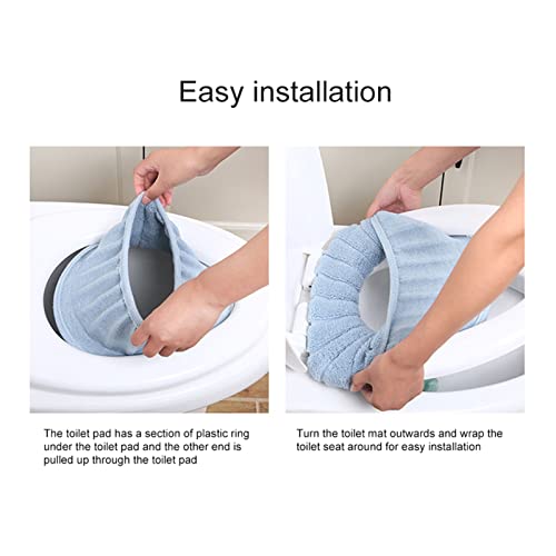 XMYINGWEI WC-Sitz Matte Toilettenring WC-Abdeckung Badezimmer WC-Sitzkissen CloseTestool Weiche wärmer Matte Coverpad (Color : 03) – Bild 8