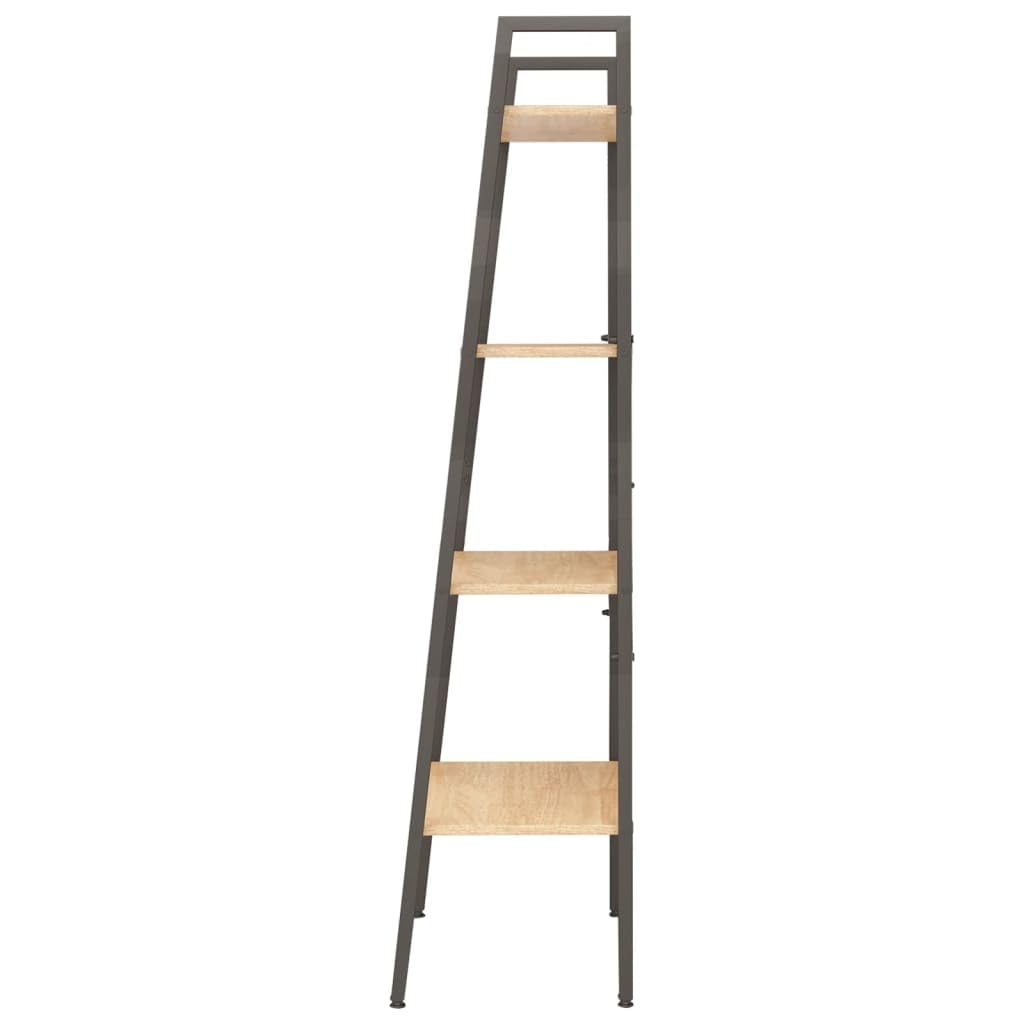SYDE Scaffale con 4 ripiani, 56 x 35 x 140 cm | Struttura in acciaio resistente, per bagno, camera da letto, ufficio, soggiorno, fissaggio a parete incluso