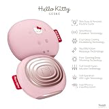 GESKE x Hello Kitty | Soniczna maska rozgrzewająco-chłodząca SmartAppGuided™ | 8 w 1 | Maska na twarz Beauty LED | Terapia światłem czerwonym | Rozgrzewanie | Chłodzenie | Masażer do twarzy