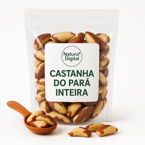 Castanha do Pará Inteira Premium, Safra Nova, Embalado a Vácuo