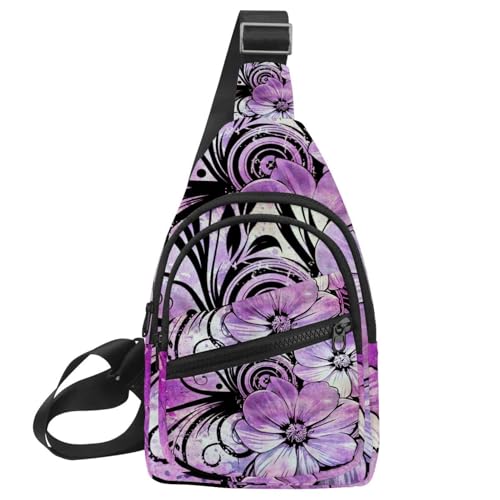 Sac à dos à bandoulière étanche pour homme à motif animaux colorés