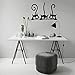 Decaltor Wall PVC Wall Sticker Decal Quote Art Vinyl Cat Pattern 8''×12' Black
