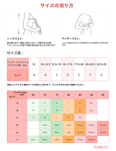 Yvette (イベット) 揺れない スポーツブラ 前開き フィット