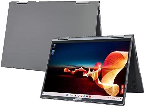 mCover Case ONLY Compatible for 2021~2024 14" Lenovo ThinkPad X1 Yoga Gen 6/7 / 8 Series 2-in-1 Windows Notebook PC (NOT Working with Other Lenovo Models) - Black