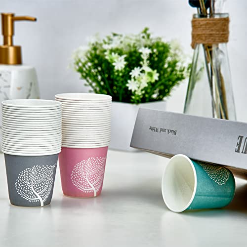Litopak 600 Pack 3Oz Disposable Bathroom Cups, Colorful Disposable Mouthwash Cups, Small Disposable Cups, Mini Paper Cups For Parties, Picnics, Barbecues, Travel And Events. #TOP2