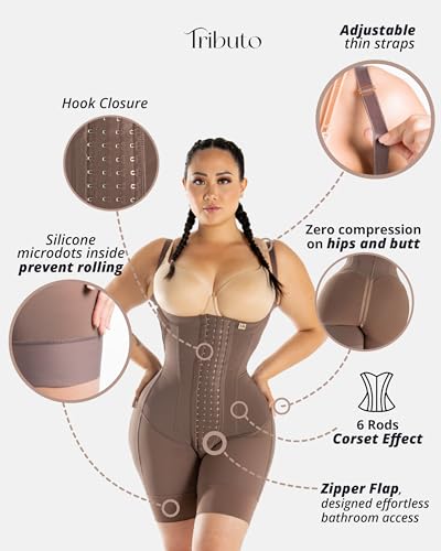 Image of TRIBUTO EST. 2009 Semi-Custom Stage 2, Hourglass shapewear, Body Shaper Open Bust Colombian Curvy Faja BBL & Lipo 360