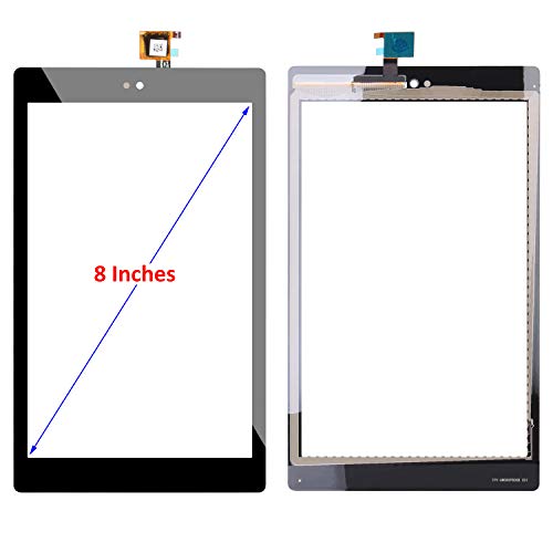 S-Union Replacement Touch Screen Digitizer for Kindle Fire HD8 7th Gen 2017 Release SX034QT (Comes with Tools and Adhesive)