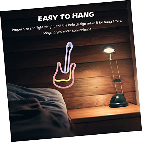 Hanabass 5Pcs Neon Lights Upholstery Trim Table Topper Guitar Decor Decorative Neon Light Ultra Bright Night Neon Light Led Neon Sign Night Light For Room Neon Signs For Wall Decor Pvc Led #TOP7