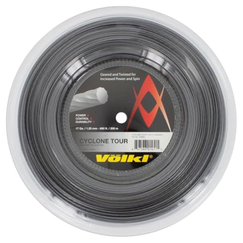 VOLKL Cyclone Tour | Tennis Racquet String | Spin & Control | Ten-Sided co-Polymer