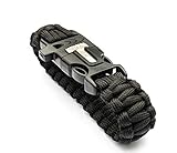 ✅ Die Fallschirmschnur ist ein wahrer Alleskönner, aufgeknüpft kannst du sie für vieles verwenden. Dieses Armband besteht aus einer ca. drei Meter langen Schnur aus einem Stück. Die Belastbarkeit beträgt knapp 160 kg.