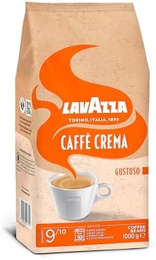 Lavazza Caffè Crema Gustoso, opakowanie 1 kg, Arabica i Robusta, średnie palenie