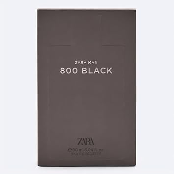 Zara Man 800 Black Cologne for Men EDT Eau De Toilette 90 ML (3.04 FL OZ)
