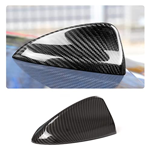 TOYCIDFG Roof Shark Fin Antenna Cover Cap Compatible with Alfa Romeo Giulia Stelvio, Carbon Fiber Pattern Car Exterior Decoration Accessories by TOYCIDFG - Used condition - US$25.64