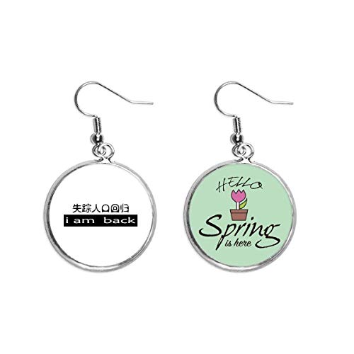 Pendientes de primavera decorativos para lucir en tus eventos al aire libre