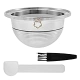 BETIMFAN Refillable Coffee Pods Sturdy Stainless Steel Coffee Pods Money Saving Reusable Refillable Coffee Pods Holders Easy to Clean Coffee Capsules for Making Coffee(Style 1)