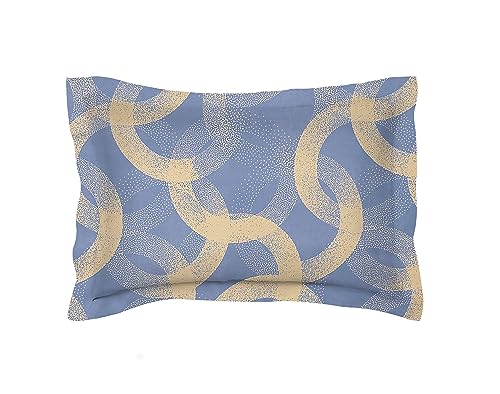 Image of HOMEKART (110 TC & 110 GSM 100% Cotton Feel Bedsheet for Single Bed with One King Size Pillow Covers Soft /Breathable Wrinkel Free -60x90 Inches - (Beig)
