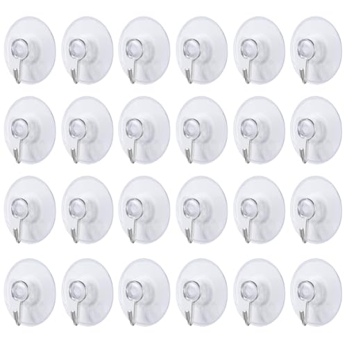 Feelava 24 Pieces Suction Cup Hook